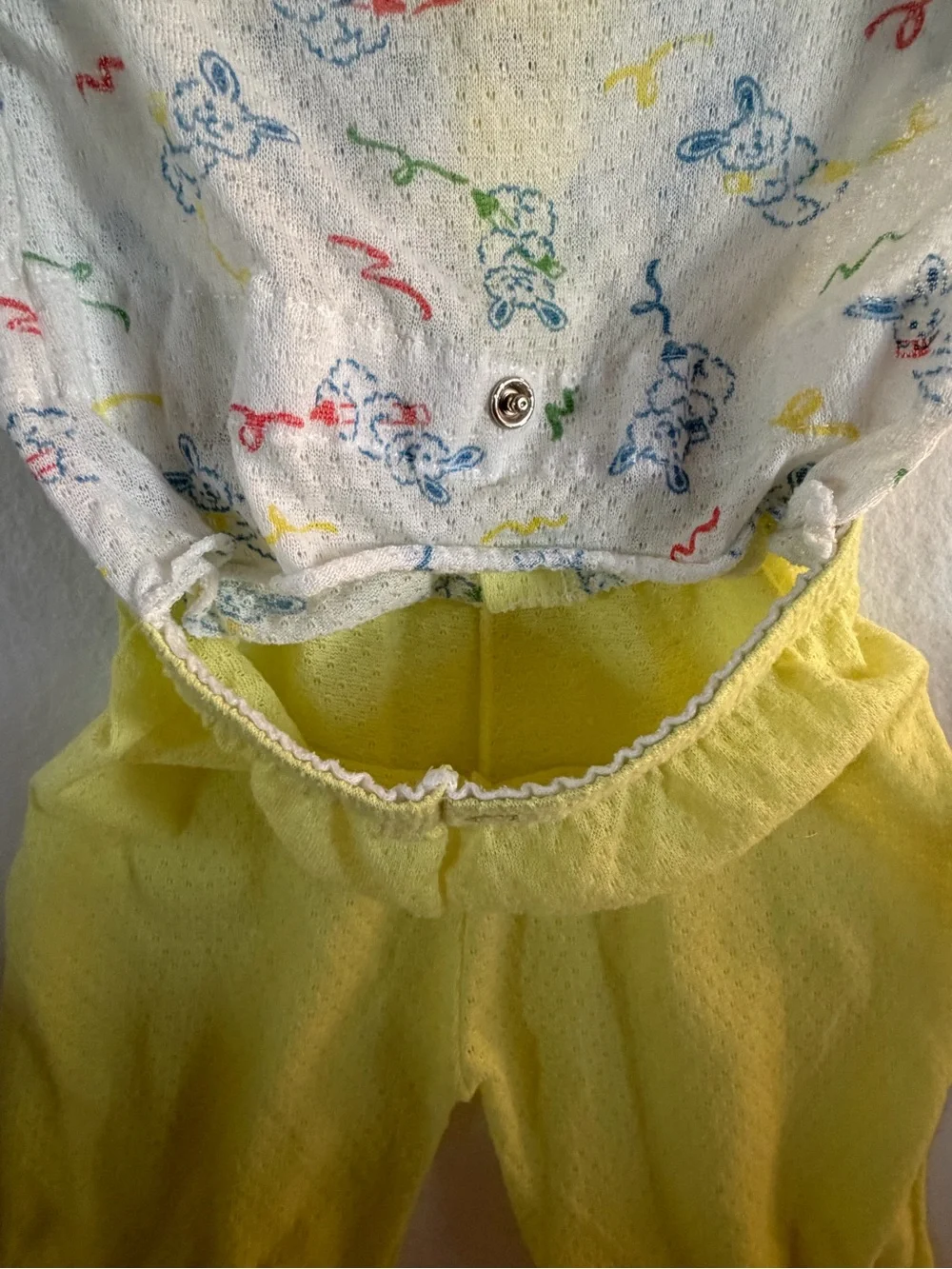 Dr. Denton’s Vintage Baby Pajama Set Size 6 Months